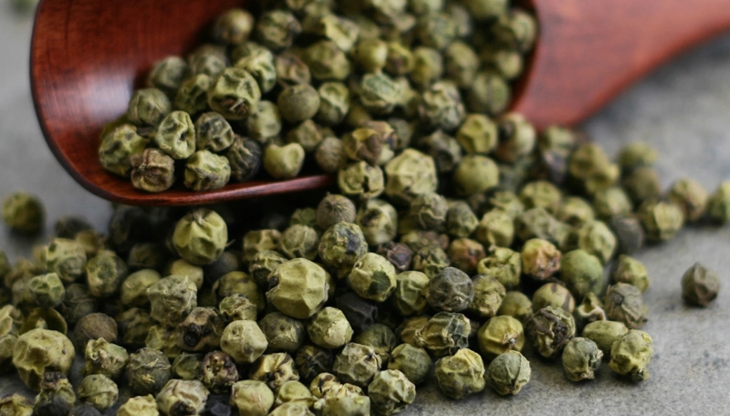 Dehydrated green pepper